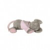 Sterntaler Peluche Doudou Souris Mabel DE 3102001 avec Bruit du Coeur, pour Bébé dès la Naissance, Gris/Multicolore