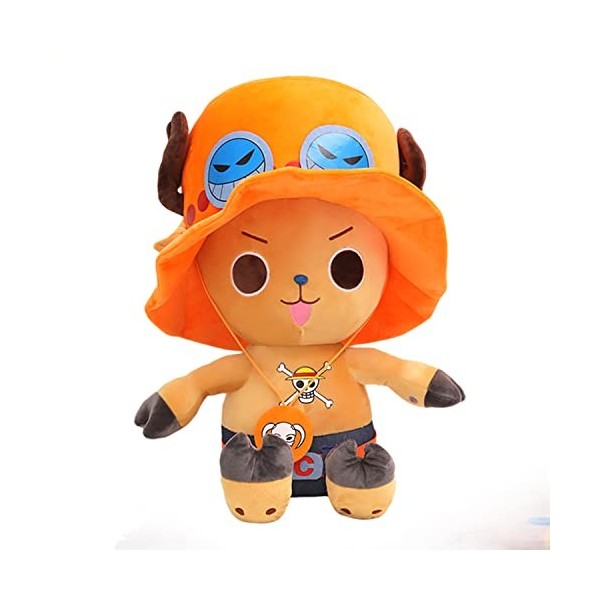 Simmpu Tony Chopper Jouets,Peluche Bébé Interactive,Tony Chopper Rempli de Coton PP Peluche Douce Enfants Bébé Filles Garçons