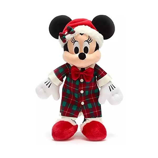 Disney Store 2021 Décoration en peluche à collectionner Motif tartan Minnie Mouse