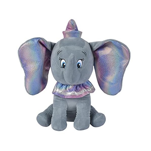 Simba Disney 6315877020 Peluche Dumbo pour fête des 100 Ans Gris 39 cm