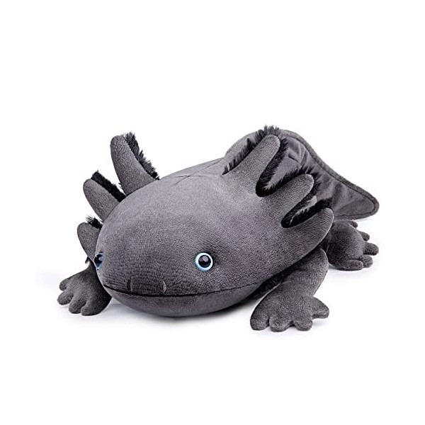 lilizzhoumax Peluche Axolotl avec 2 Petits Axolotl, Simulation Jouet en Peluche Axolotl Poupée, Ensemble de Jeu de 3 Fermetur