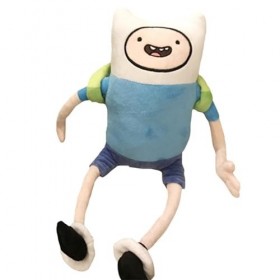AZERISSO Peluches Adventure Time - Jouets en Peluche Finn lhumain et Jake Le Chien avec BMO - Collection de Personnages pour