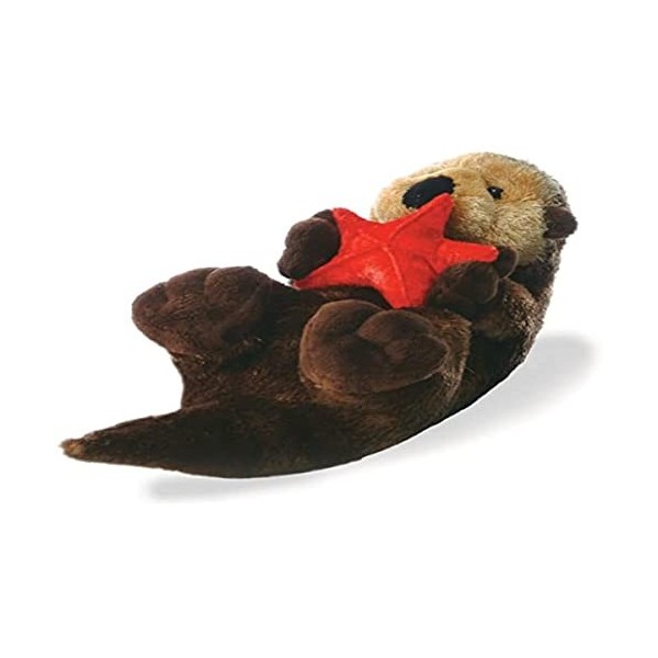 Aurora, 31029, Flopsie, Cali la Loutre Peluche, 30cm, Marron Medium