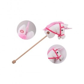 Johntoy 22278 Cheval de Bois Licorne avec Son