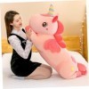 ERINGOGO Oreiller Licorne Jouet Câlin en Peluche Oreiller Animaux Jouets Coussin Rembourré Moi, Moche Et Méchant en Peluche O