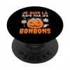 Je Suis Là Pour Les Bonbons Halloween Fête Horreur Cadeau PopSockets PopGrip Interchangeable