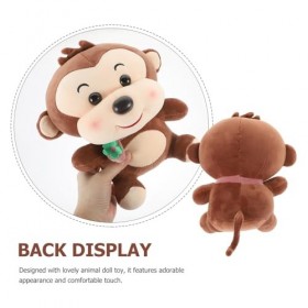 ibasenice Peluche Décoration De Maison Coussin Singe Oreiller Animal des Bois Adorable Jouet De Singe Lancer De Singe Jouet S