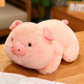 EacTEL Kawaii Peluche Cochon Peluche Jouet Super Doux en Peluche Animal Poupée Coussin Sommeil Peluche Jouet Enfants Annivers