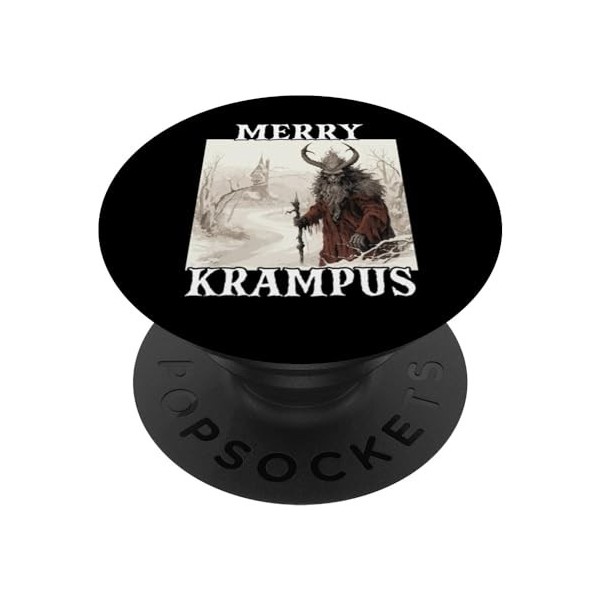 Joyeux Krampus Kramperl | Déguisement Krampus Père Noël PopSockets PopGrip Interchangeable
