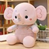 SaruEL Éléphant Peluche Jouet décoratif Peluche Animal Oreiller Peluche Coussin poupée Enfants Fille Cadeaux 32cm 1