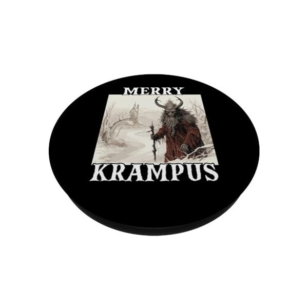 Joyeux Krampus Kramperl | Déguisement Krampus Père Noël PopSockets PopGrip Interchangeable