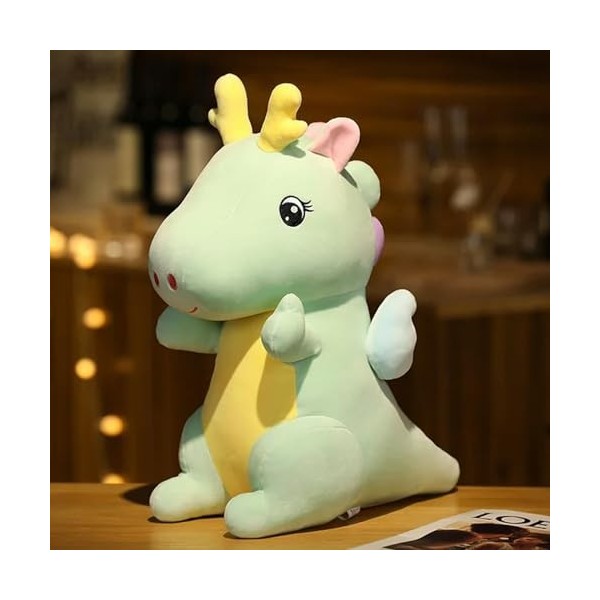 Mignon Dragon en Peluche Jouet Super Doux Dessin animé Peluche Animal Dinosaure poupée Enfants câlin poupée Oreiller décorati