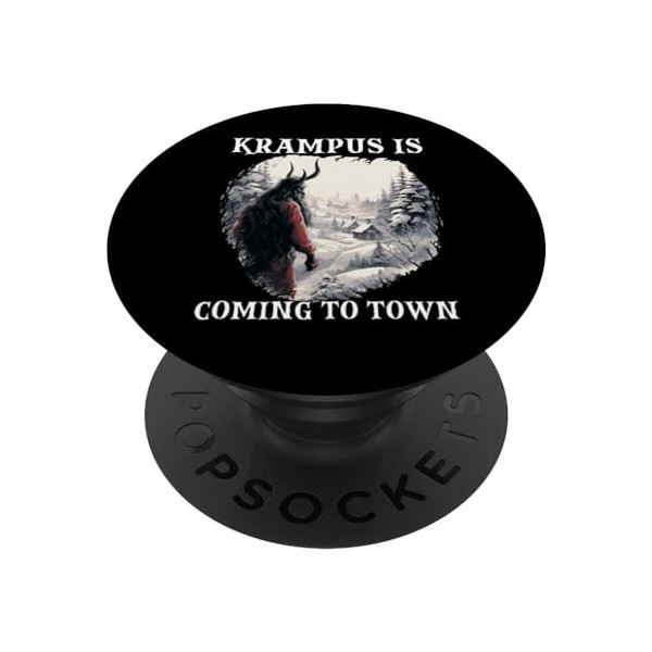 Krampus T | Déguisement Krampus | tradition germanique PopSockets PopGrip Interchangeable