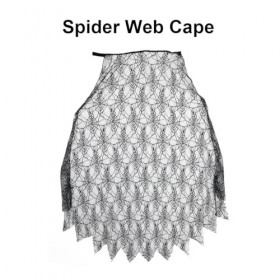 Jc.upin Accessoires dHalloween Cape en toile daraignée, costumes dHalloween pour enfants, femmes, hommes et adultes, cape 