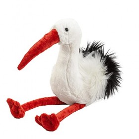 Teddys Rothenburg Doudou Cigogne 39 cm Cigogne pour la naissance Bébé Peluche