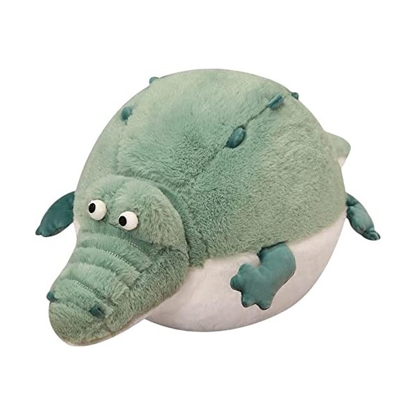 Peluche crocodile moelleuse - Coussin en peluche crocodile douce pour canapé - Jouet alligator amusant pour garçons et filles