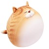 Peluche en forme danimaux en peluche Kawaii Chubby Blob Coussin en coton doux Jouets animaux câlinant coussin poupée jouets 