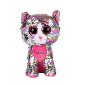 Ty- Flippables Small-Peluche Sequins Esmeralda Paris 15cm, TY36355, Multicolore