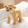 GagaLu Jouets en Peluche réalistes Lion, Tigre et léopard, poupées Mignonnes remplies de Peluches animales, Cadeaux de décora