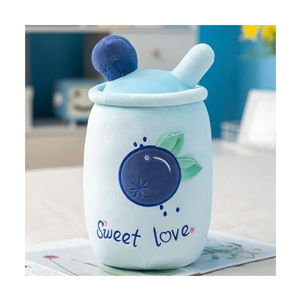 Bubble Milk Tea Cup Géant Peluche Jouet Kawaii Fruit Milk Tea Kids Peluche Poupée Oreiller Doux Cadeau D’Anniversaire pour Pe
