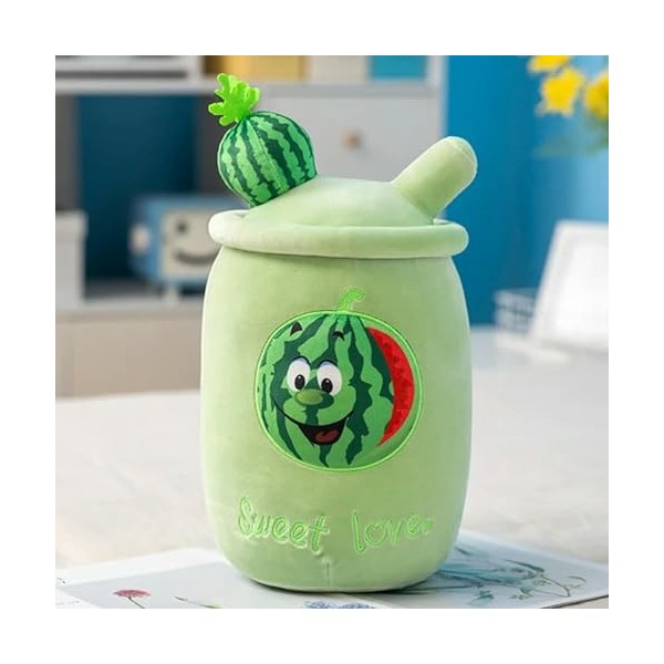 Bubble Milk Tea Cup Géant Peluche Jouet Kawaii Fruit Milk Tea Kids Peluche Poupée Oreiller Doux Cadeau D’Anniversaire pour Pe