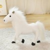 NOpinz Peluche Animal poupée Cheval Oreiller Enfants créatif Anniversaire décoration Cadeau Cheval Peluche Jouet 26cm 3