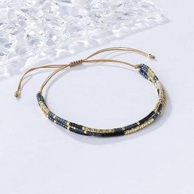 C·QUAN CHI Ata Yuki Executives Beads Bangle Bracelets Bracelets En Cuir Bracelets Faits À La Main Bijoux Pour Femmes Bo00-Chi
