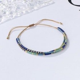 C·QUAN CHI Ata Yuki Executives Beads Bangle Bracelets Bracelets En Cuir Bracelets Faits À La Main Bijoux Pour Femmes Bo00-Chi