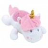 JEMINI- Licorne Peluche veilleuse Musicale +/-31 cm, 023961, Moyen