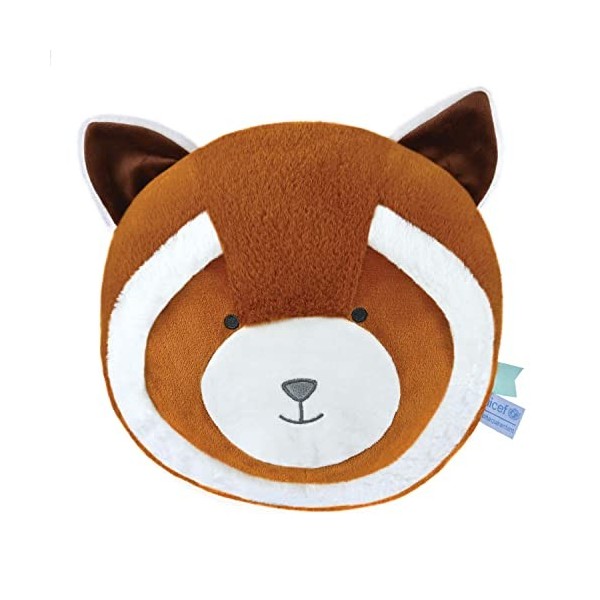 Doudou et Compagnie - Peluche Panda roux Avec Bébé -25 cm -Marron - Jolie Boîte Cadeau - Bébé & Moi - Unicef - DC3985