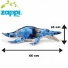 Zappi Co Mosasaurus Grand Jouet en Peluche 60cm Longueur Peluche pour Enfants Collection Animaux Safari Peluche Nouveau-né 