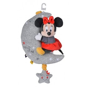 Disney - Minnie Musical Moon Starry Night, Peluche, Brillent dans Le Noir, à partir de 0 Mois