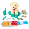 Melissa & Doug Let’s Explore Chien ranger adorable en peluche avec équipement de recherche et de secourisme, Peluche avec des