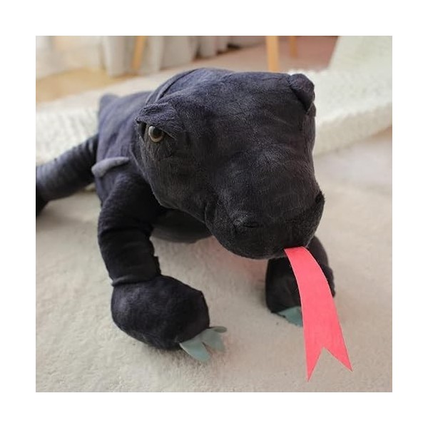 Ermano Peluche 1pcs 40cm Imitation Komodo Dragon Peluche Jouet réaliste poupée lézard rempli Doux Animal Oreiller garçon Cade