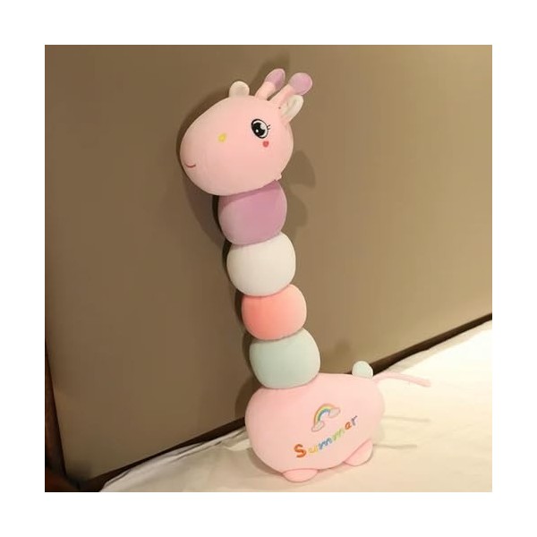 Kawaii Animal Chenille poupée Peluche cerf Jouet Enfants Long Oreiller Fille créatif Cadeau d’Anniversaire Cadeau de Noël 60c