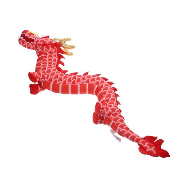 Luxshiny Peluche Dragon du Nouvel an : Poupées De Dragon Chinois en Peluche Animaux du Zodiaque Jouets De Mascotte De Lannée