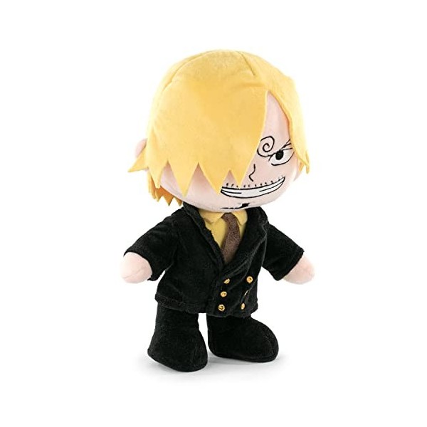 Barrado One Piece - Peluche des Personnages de One Piece- 28cm - Luffy, Sanji, Roronoa Zoro, Shanks - Qualité Super Soft