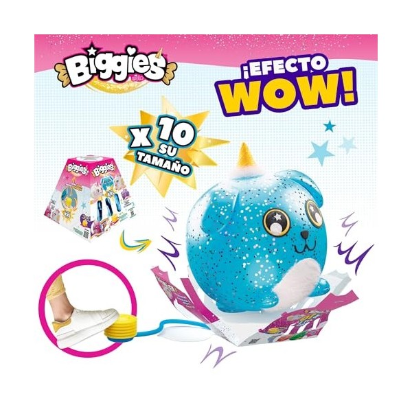 ColorBaby Biggies 47288 - Jouet en Peluche géant, Taille XXL, Jouets Surprise, Balle Douce, Animaux de Jouet, Cadeau Fille 3 