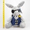 Black Butler Sebastian Peluche Jouet Kuroshitsuji Pet Lapin Ciel Doux Peluche Poupée 30cm 2 pièces