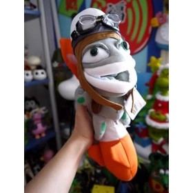 MAOWO Planet Crazy Frog Peluche 40 cm Poupée de chiffon douce Idéal cadeau de Noël et danniversaire pour les enfants