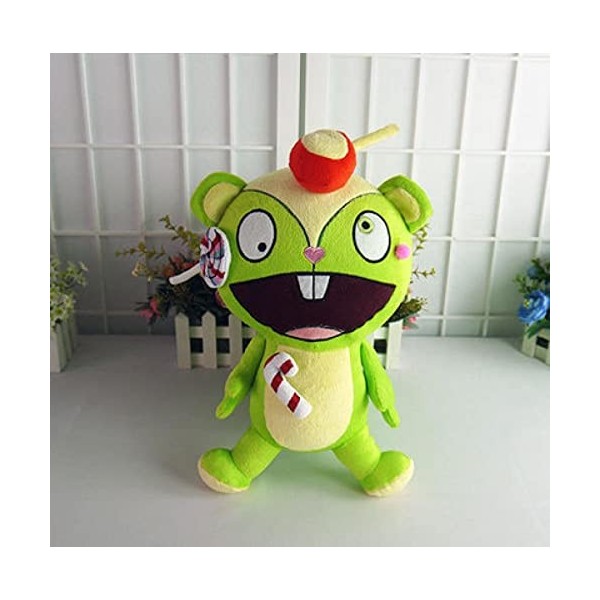 Oreiller De Poupées en Peluche Happy Tree Friends, Jouets en Peluche Anime HTF Flippy, Cadeau De Noël pour Garçons Filles Câl