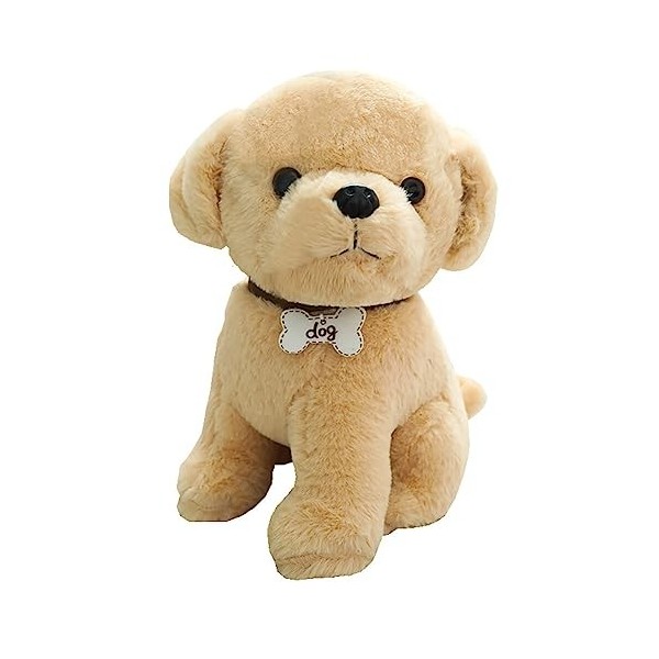 Katutude Chien en Peluche Doux Et Réaliste, Chiot Jouets en Peluche Animaux Chien en Peluche pour Enfants Simulation Peluche 