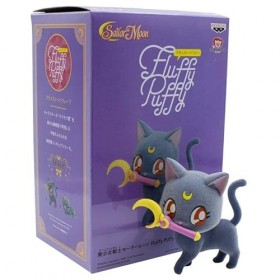 Banpresto Sailor Moon - Luna - Figurine Fluffy Puffy 7cm ver.A