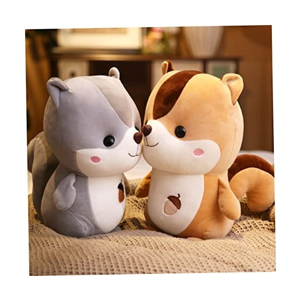 HOOTNEE 2 Pièces Poupée en Peluche Figurines De Raton Laveur Jouets De Raton Laveur Cadeaux De Raton Laveur Animal en Peluche