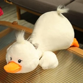 Jouets en Peluche d’oie Gros Canard poupée Peluche Animal Oreiller de Couchage Cadeau de Noël pour Enfants Fille Cadeau d’Ann