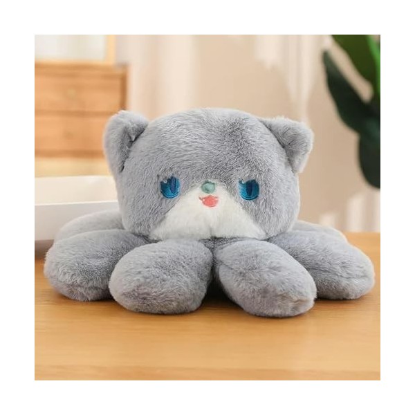 Peluches Jouets Poulpe en Forme De Chat Animal en Peluche Chats Jouets Enfants Doux Mignon Jouets pour Filles Enfants Jouets