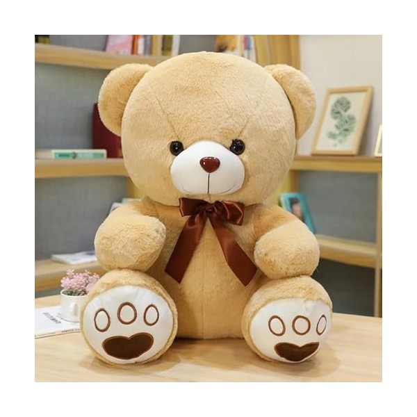 SaruEL Super Mignon Noeud Ours en Peluche poupée Peluche Animal Ours Peluche Jouet Fille Cadeau d’Anniversaire Cadeau de Noël