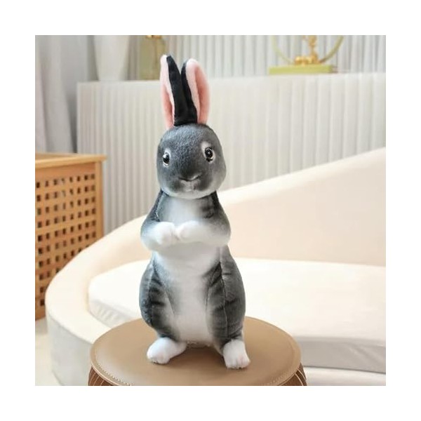 Créatif Mignon Lapin en Peluche Kawaii Animal Pâques Lapin en Peluche Jouet Modèle Poupée Cadeau Décoration D’Anniversaire Ca