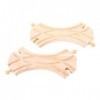 Bigjigs Rail Double branchement incurvé Lot de 2 