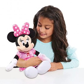 DISNEY MINNIE, Peluche Musicale, avec Fonctions Sonores et Lumineuses, 30 cm, Jouet pour Enfants dès 3 Ans, MCN21